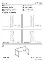 KEUCO X-Line 33130 Serie Instrucciones De Instalación