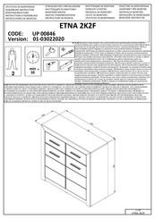 Forma Ideale ETNA 2K2F UP 00846 Instrucciones De Montaje