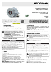 HEIDENHAIN ROC 424 S Instrucciones De Uso