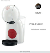 Nescafe Dolce Gusto KRUPS PEQUENO XS Manual De Usuario