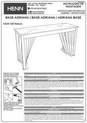 HENN ADRIANA S420-128 Instrucciones De Montaje