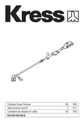 KRESS KG160 Serie Manual