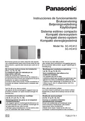 Panasonic SC-HC410 Instrucciones De Funcionamiento