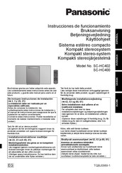 Panasonic SC-HC400 Instrucciones De Funcionamiento