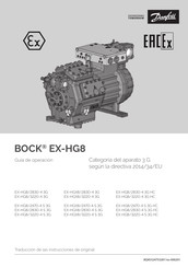 Danfoss BOCK EX-HG8/2830-4 3G Guía De Operación