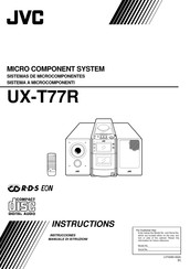 JVC UX-T77RE Manual De Instrucciones