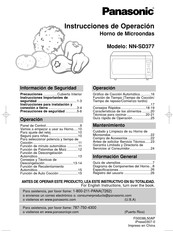 Panasonic NN-SD377 Instrucciones De Operación