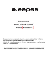 Aspes AMWI2800DGX Manual De Instrucciones