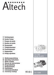 SPERONI Altech CA 1500 Manual De Instrucciones