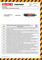 Desoutter PT025-L4500-S10S Manual Del Usuario