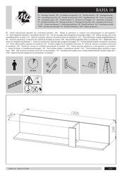 ML MEBLE BAHA 10 Instrucciones De Montaje