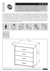 ML MEBLE KUBU 06 Instrucciones De Montaje