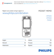 Philips POCKET MEMO PSE8200 Manual Del Usuario