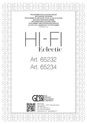 Gessi Hi-Fi Eclectic 65232 Instrucciones De Montaje