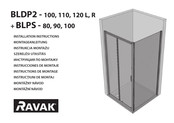 RAVAK BLPS 90 Instrucciones De Montaje