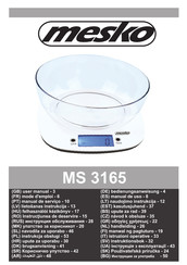 Mesko MS 3165 Manual De Uso