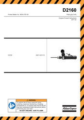 Atlas Copco 8421 0410 16 Instrucciones De Operación Y Seguridad