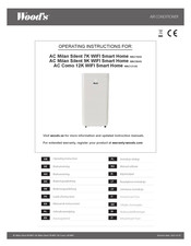 WOOD'S AC Milan Silent 9K WIFI Smart Home Manual De Instrucciones
