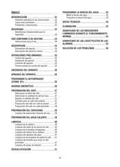 DeLonghi ESAM02.110.SB Manual De Instrucciones