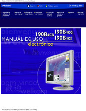 Philips 190B4CG Manual De Uso