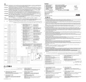 ABB TA200DU Instrucciones De Montaje
