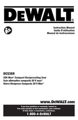 DeWalt DCS369E1 Manual De Instrucciones