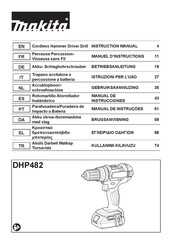 Makita DHP482 Manual De Instrucciones