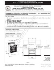 Frigidaire TGF657BF Instrucciones De Instalación