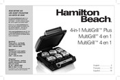 Hamilton Beach MultiGrill 4 en 1 25601 Manual Del Usuario