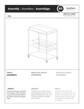 Southern Enterprises HZ202000TX Instrucciones De Montaje