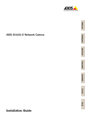 Axis Communications Q1635-E Guia De Instalacion