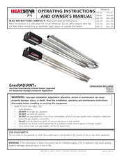 HeatStar ERXL-80S Manual Del Propietário