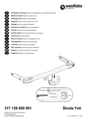 Westfalia 317 128 600 001 Instrucciones De Montaje Y De Servicio