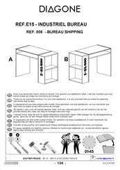 Diagone BUREAU E15 Instrucciones De Montaje