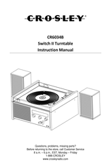 Crosley CR6034B Manual De Instrucciones