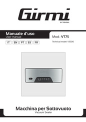 TREVIDEA Girmi VT75 Manual Del Usuario