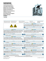 Siemens 8UC9400 Instructivo