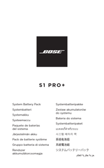 Bose S1 PRO+ Manual Del Usuario
