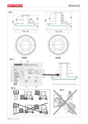 Arneg Ginevra 2 H125 Manual De Instalacion Y Uso