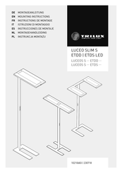 Trilux LUCEO SLIM S-U ETDS Instrucciones De Montaje