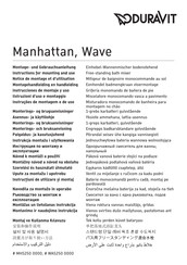 DURAVIT Wave WA5250000034 Instrucciones De Montaje Y Uso
