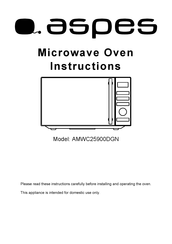 Aspes AMWC25900DGN Instrucciones