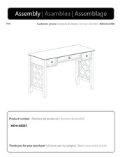 Southern Enterprises HO1155337 Instrucciones De Montaje