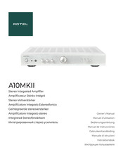 Rotel A10MKII Manual De Instrucciones