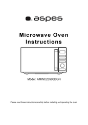 Aspes AMWC23900DGN Manual De Instrucciones