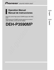 Pioneer DEH-P3590MP Manual De Instrucciones