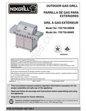 Nexgrill 720/730-0896E Manual De Instrucciones