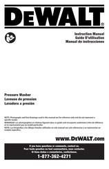 DeWalt DXPW3123 Manual De Instrucciones