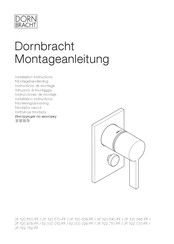Dornbracht 36 120 979 Serie Instrucciones De Montaje