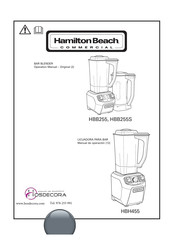 Hamilton Beach Commercial HBB255S Manual De Operación